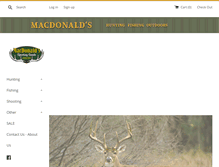 Tablet Screenshot of macdonaldsportinggoods.com